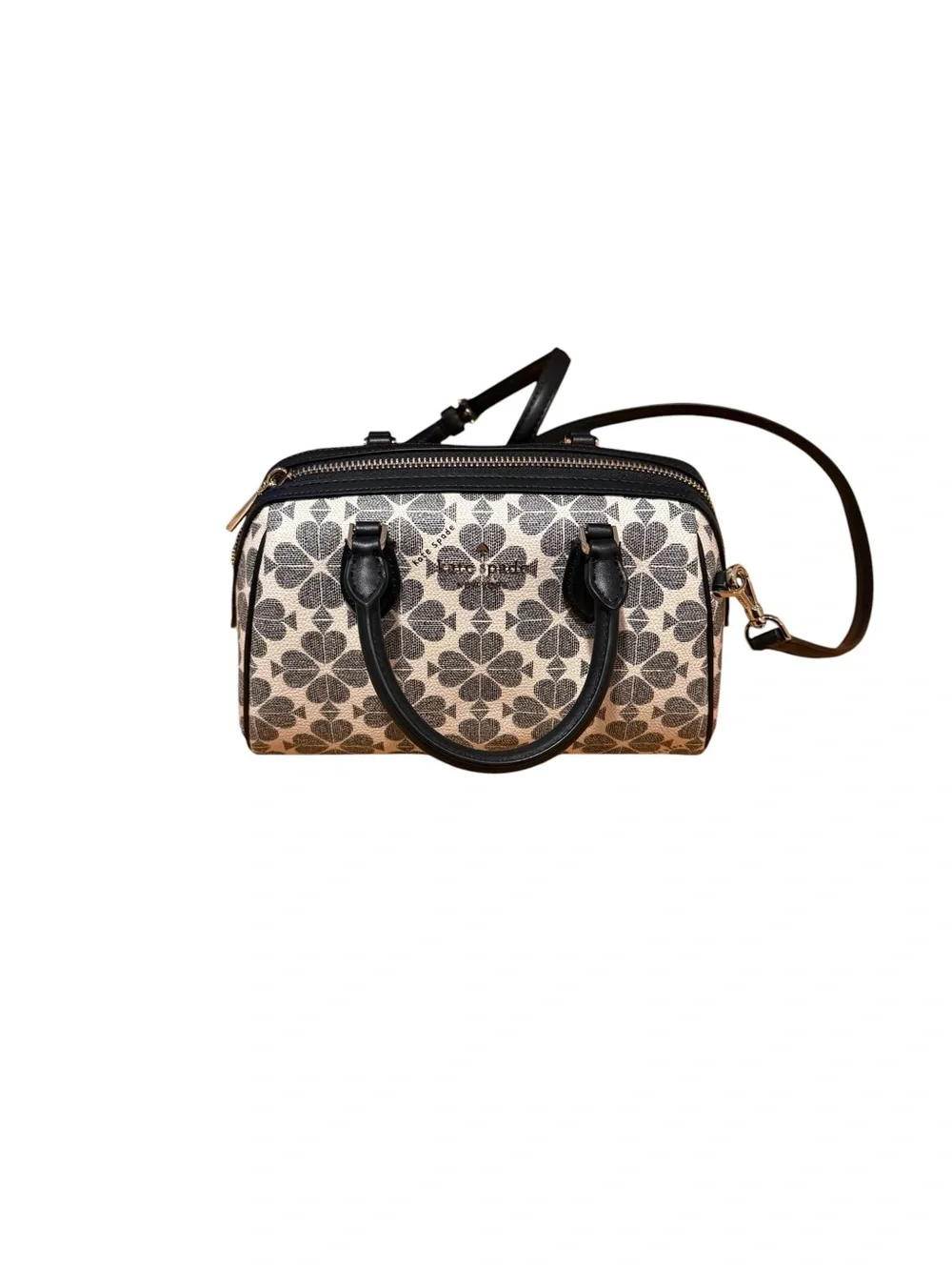 kate spade Black & Cream Mini Satchel